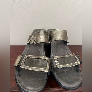 NAOT women’s leather wedge sandal in size 39 (8.5)